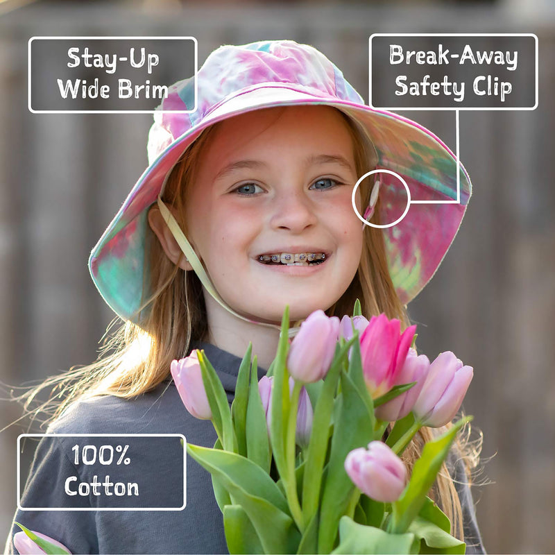 Jan & Jul - Cotton Bucket Hat - Pink Tie-Dye