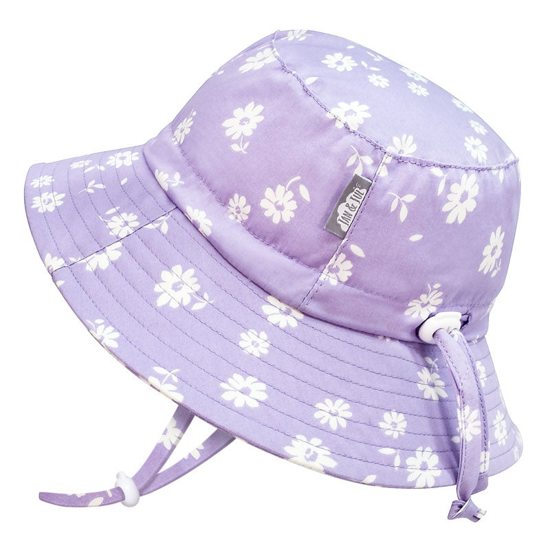 Jan & Jul - Cotton Bucket Hat - Purple Daisy