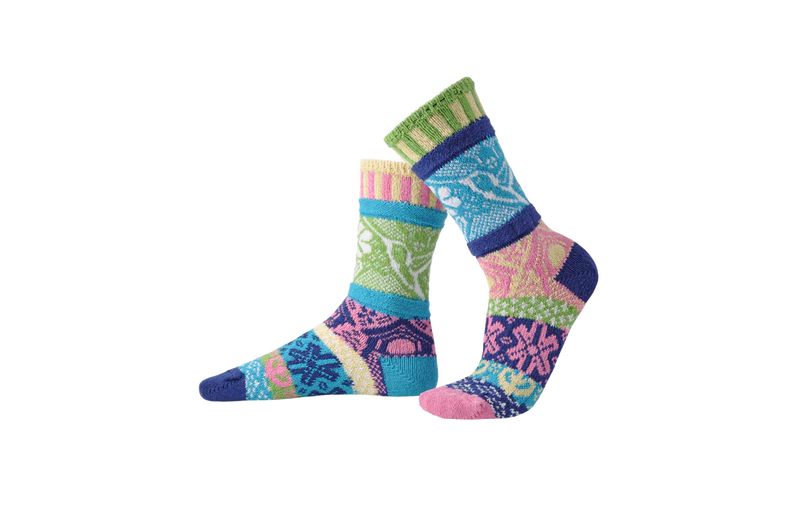Solmate  Adult Crew Socks - Hummingbird