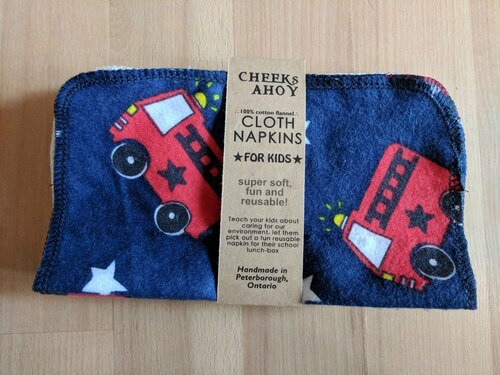 Cheeks Ahoy -  Kids Cloth Napkins (Set of 10)