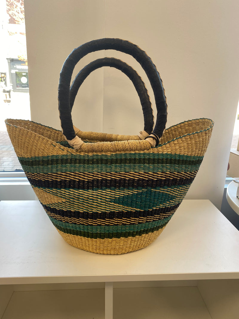 Big Blue Moma - Large U Shopper