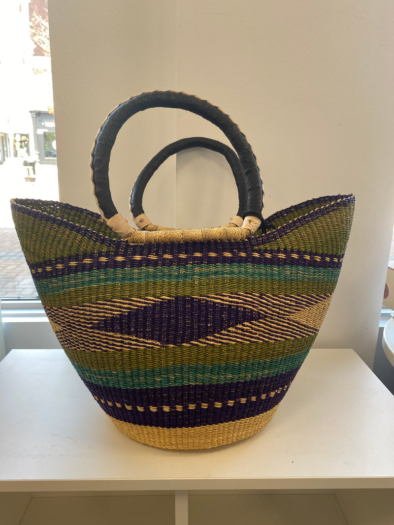 Big Blue Moma - Large U Shopper