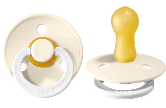 Bibs Pacifier - Glow 2 Pack - Ivory