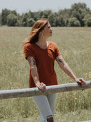 Blondie Apparel - Janis Tee Gingerbread FINAL SALE