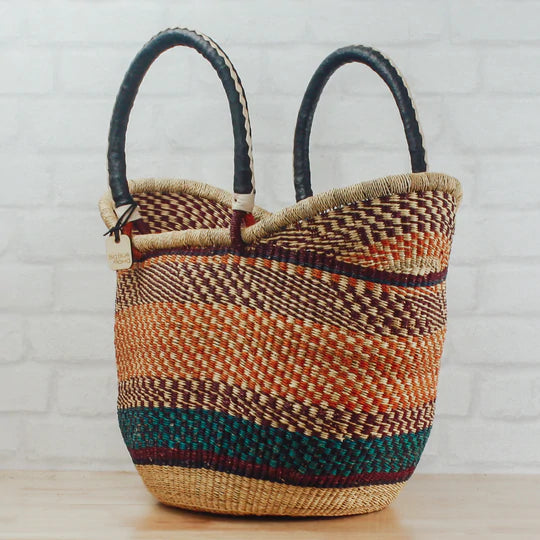 Big Blue Moma - Large U Shopper