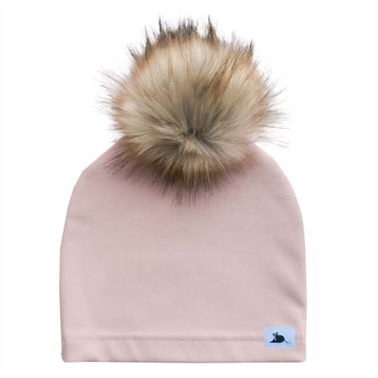 Lille Mus - Lavender Fleece Pom Beanie - Adult