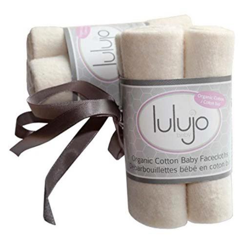 Lulujo - Organic Cotton Baby Facecloths 4 pack