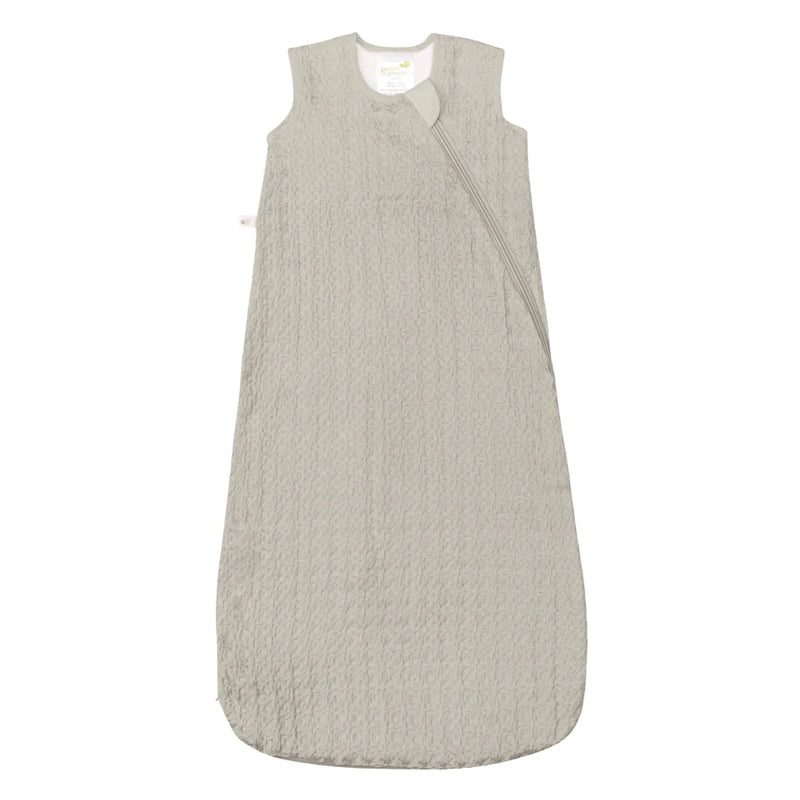 Perlimpinpin - Organic Cotton Waffle Sleep Bag -  Sesame - FINAL SALE