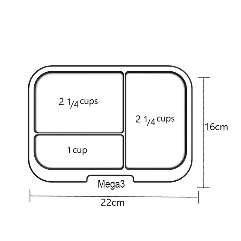 MUNCHBOX - Mega 3 Tray FINAL SALE