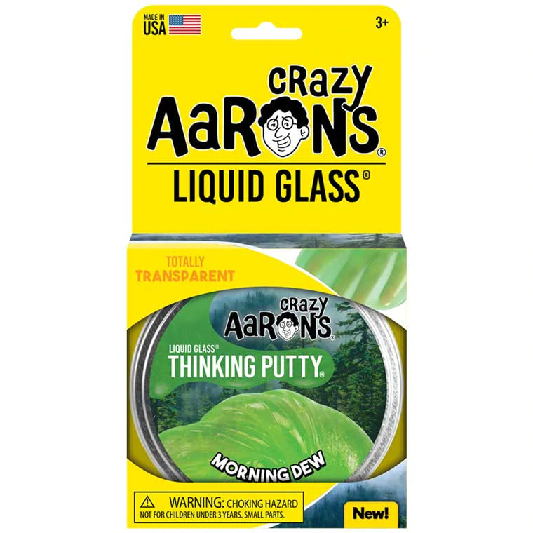 Crazy Aaron Thinking Putty - Liquid Glass Collection - Morning Dew