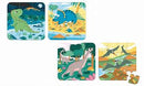Janod - 4in 1 Progressive Puzzle - Dinosaurs