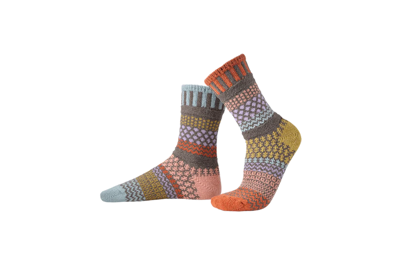 Solmate Adult Crew Socks - Olive