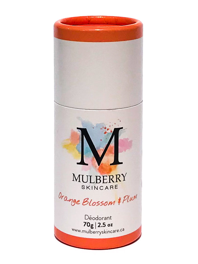 Mulberry Skincare Orange Blossom and Plum Deodorant (Baking Soda Free)