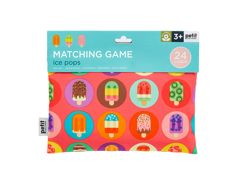Petit Collage Matching Game Ice Pops