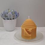 Honey Candles - Peek-A-Bee Pillar Beeswax Candle