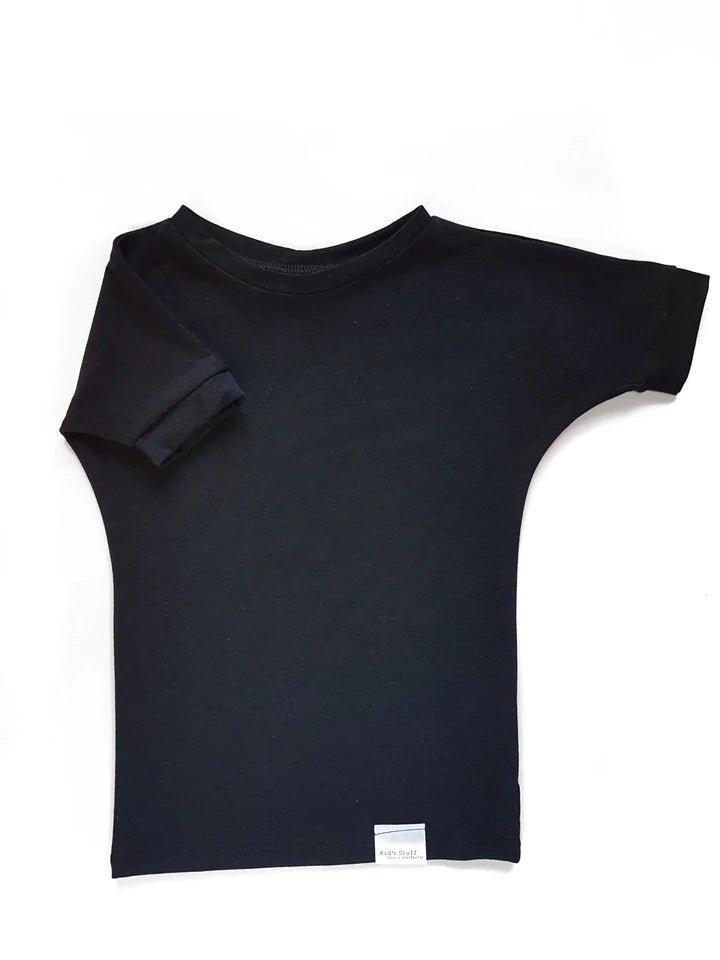 Kid's Stuff - Grow With Me T-Shirt | Black FINAL SALE