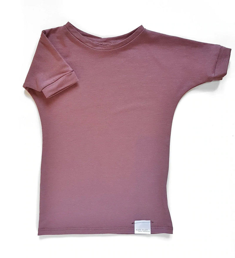 Kid's Stuff - Grow With Me T-Shirt | Rose Brown FINAL SALE