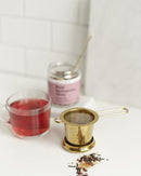 Lake & Oak Gold Goddess Tea Strainer
