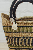 Big Blue Moma - Natural Palette Small U Shopper