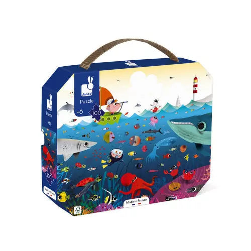 Janod - 100 Piece Puzzle Underwater World