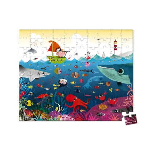 Janod - 100 Piece Puzzle Underwater World