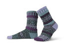 Solmate Adult Crew Socks -Wisteria