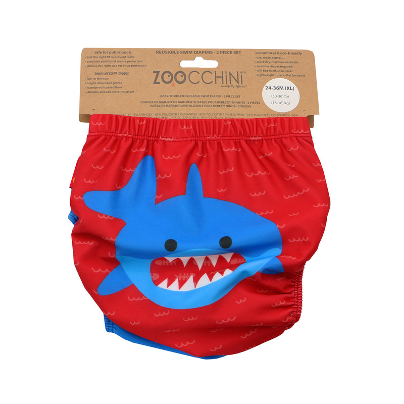 Zoocchini - Swim Diaper - 2 pc set - Shark