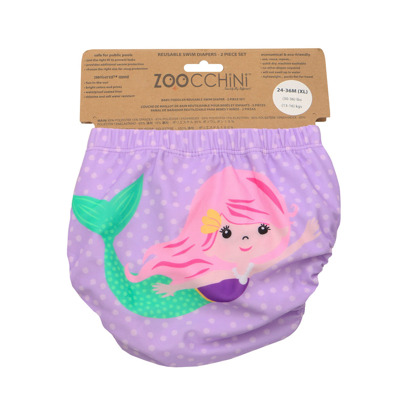 Zoocchini - Swim Diaper - 2 pc set - Mermaid