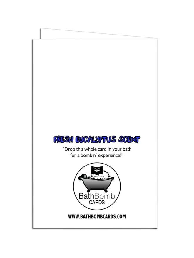 Bath Bomb Cards -  Father's Day Cards FINAL SALE