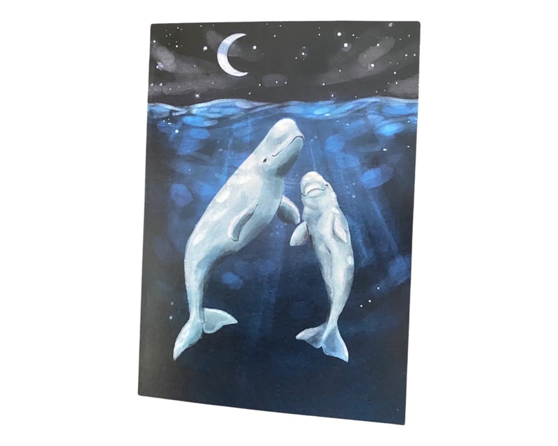 Your Green Kitchen - Beluga Whale Greeting Card