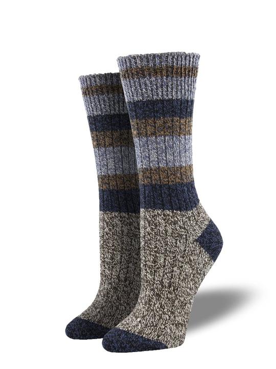 Socksmith Recycled Yarn Blend Socks - Yosemite Cabin Socks - Birch