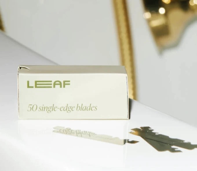 Leaf Shave -  50 Single-Edge Blades