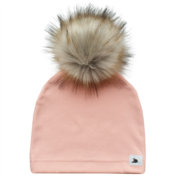 Lille Mus - Blush Fleece Pom Beanie - Children's