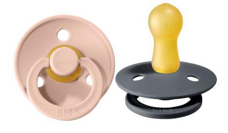 Bibs Pacifier - 2 Pack - Blush/Iron
