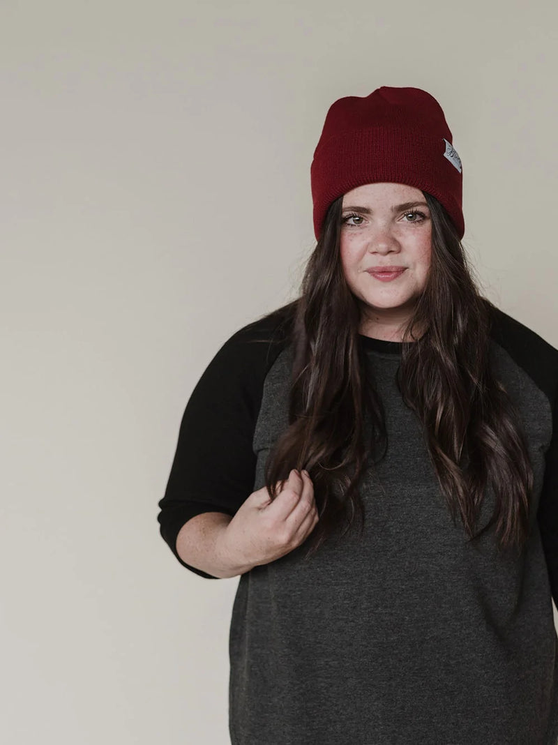 Blondie Apparel - Trekking Toque Cranberry FINAL SALE