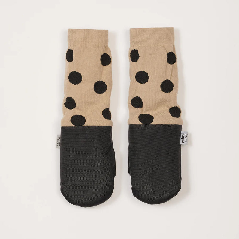 mimiTENS - Children's Mittens -Black Dots