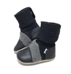 Nooks - Felted Wool Bootie- Eclipse