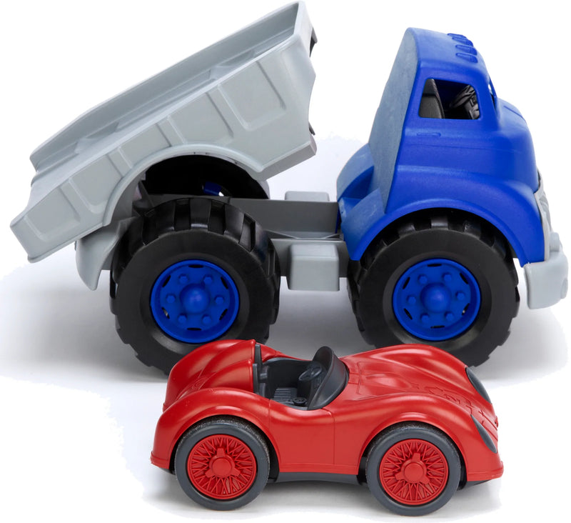 Green Toys - Flatbed Truck With Race Car
