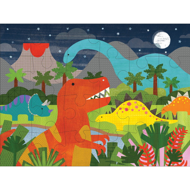 Petit Collage Floor Puzzle Dinosaur Kingdom