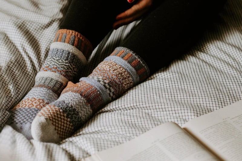 Solmate  Adult Crew Socks - Foxtail