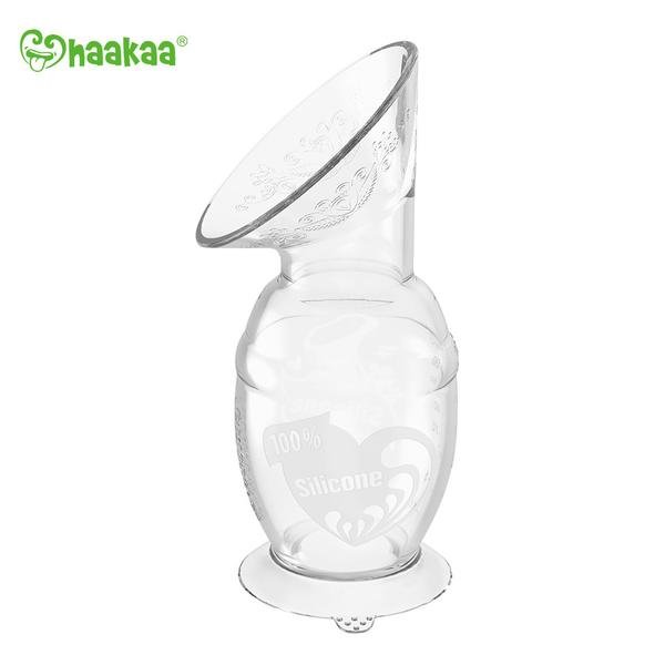 Haakaa Silicone Breast Pump with Suction Base  - 100 ml / 4 oz