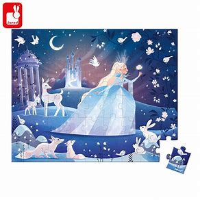 Janod - Ice Queen Puzzle - 54 pcs