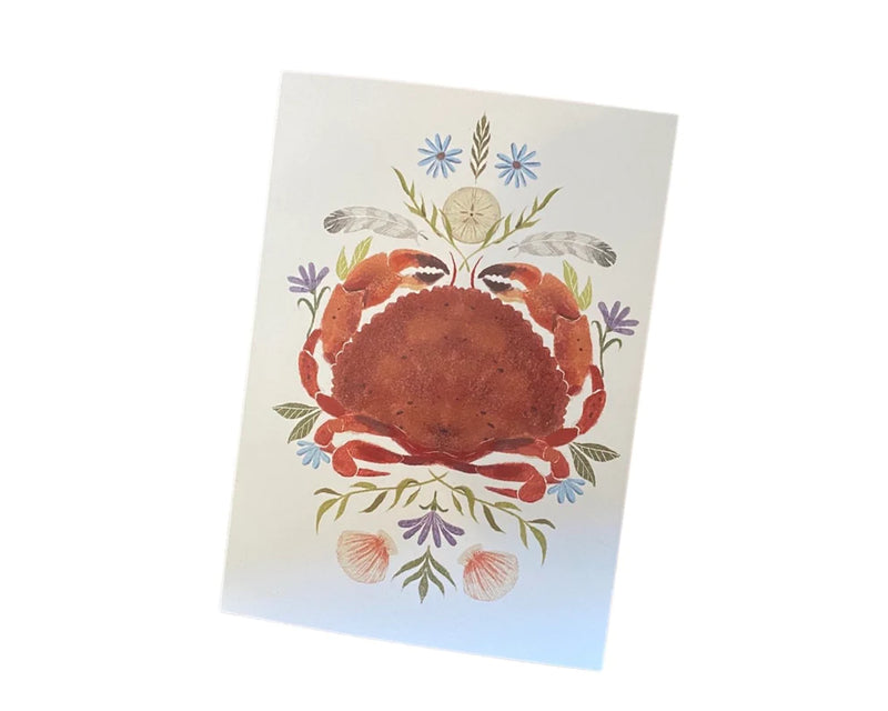 Your Green Kitchen - Crab Greeting Card