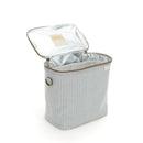 SoYoung - Pinstripe Heather Grey Lunch Poche FINAL SALE