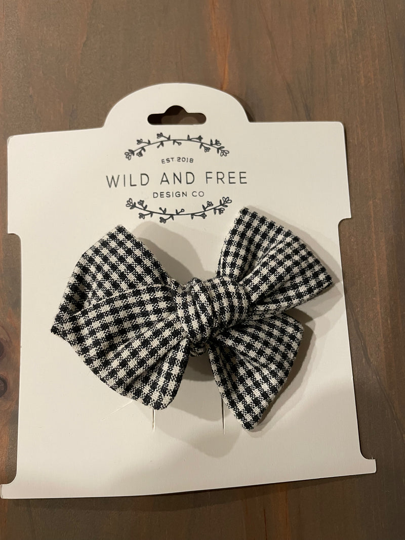 Wild & Free Design Co - Pinwheel Bow Alligator Clip
