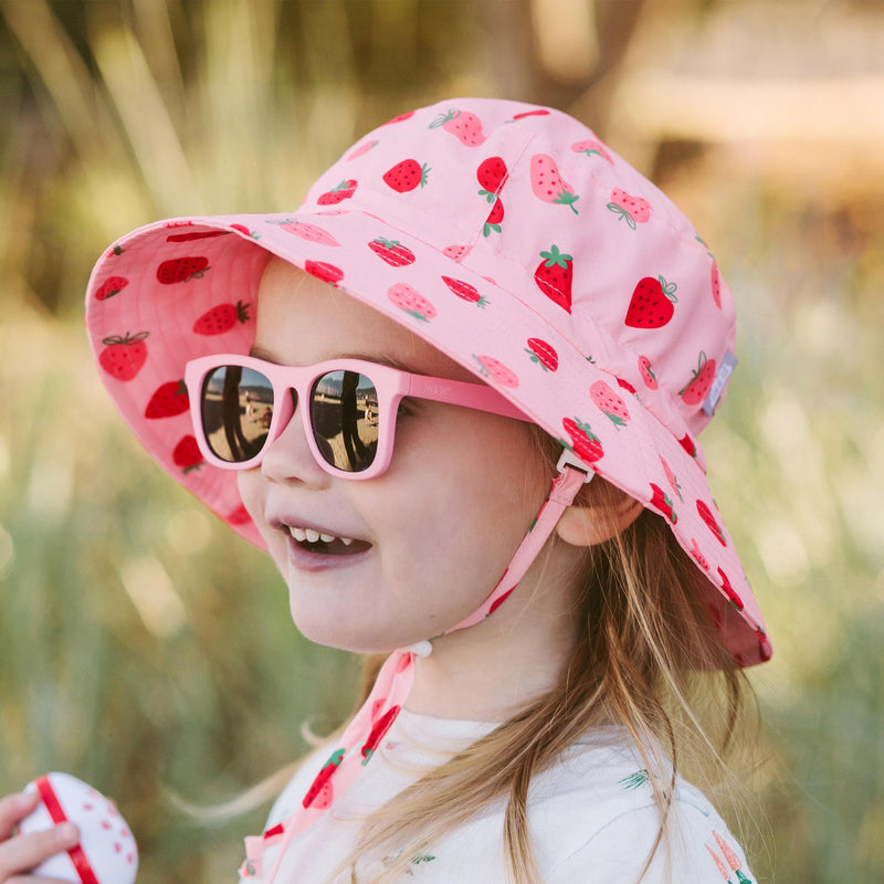 Jan & Jul - Aqua Dry Bucket Hat - Pink Strawberry