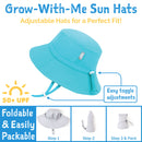 Jan & Jul - Aqua Dry Bucket Hat - Pink Strawberry