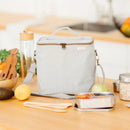 SoYoung - Pinstripe Heather Grey Lunch Poche FINAL SALE