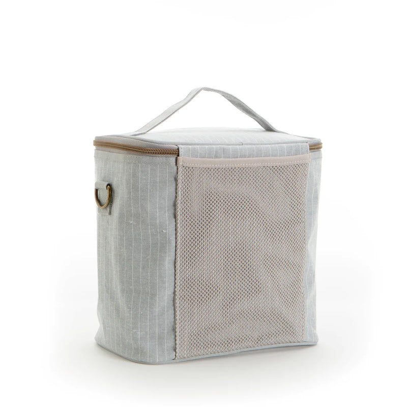 SoYoung - Pinstripe Heather Grey Lunch Poche