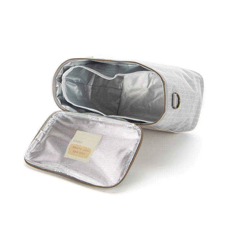 SoYoung - Pinstripe Heather Grey Lunch Poche